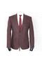Men's Regular Fit Woolen Mono Collar Brown Drop 6 Single Jacket