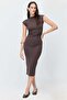 Women's bodycon midi dress - 2
