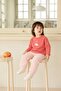 Embroidered Seasonal Baby Set 0-3 Years Coral