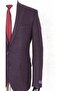 Wool Men's Regular Fit Mono Collar Purple Drop 6 Single Jacket - 2