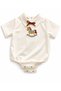 Handmade 100% Cotton Rocking Horse Embroidered Baby Boy Shirt