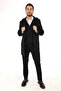 Cashmere Hooded Over-The-Knee Coat-Anthracite - 2