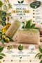 Olive Oil Laurel Milk Natural Pumpkin Fiber Soap