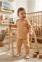 Baby Set with Pockets and Stitching Details, 100% Cotton - 3