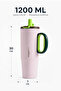 Vgn1114 Daily 1200 ml Thermos Pink - 8