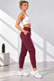 Women's Sweatpants High Waist Jogger Scuba Fabric Relaxed Fit Jogger Sweatpants with Pockets - 3