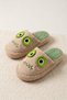 Women's Mink Cute Kermit Sherpa Furry Winter House Slippers 3 cm Byndmtfter2Goz - 8