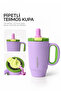 Vgn1113 Daily 680 ml Cat Thermos Lilac / Purple - 7