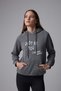 Defy's Women's Regular Fit Hooded Letter Printed Sweatshirt - 4