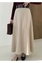 Butterfly Detailed Dabıl Skirt-Stone - 2