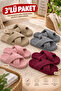 Modafrato Pack of 3 Crossed Women's Slippers Home Slippers - 2