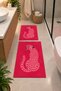 Digital Printing Washable Non-Slip Base 2-Piece Bathroom Mat Set 40X60 60X100