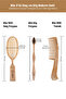3-Piece Bio Set Box (503 Hair Brush + 990 Comb + Elite Toothbrush) - Bio Composite with Wood Additives - 7