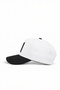 Black-White Baseball Cap with 7 Number Logo - 3