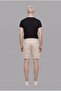 100% Cotton Super Baggy Fit Patterned Gray Shorts I5174Ax26Hs - 3