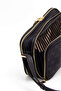 Black - Black Monogram Women's Crossbody Bag Sp899 - 3