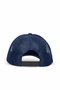 See You Later Never Logo Cordura Navy Blue Trucker Hat - 4