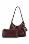 Burgundy Women's Shoulder Bag Us26612 - 6