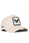 Eagle Logo Beige Baseball Premium Cap