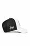 White-Black Trucker Hat with Number 7 Logo - 2