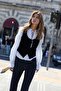 Buttoned Pocket Detailed U-Neck Velvet Vest I5185Ax26Wn - 3