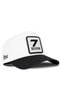 Black-White Baseball Cap with 7 Number Logo