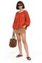 Mixray Buttoned Muslin Blouse - 4