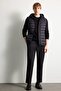 Water Repellent Slim Fit Hooded Vest N4652Az21Au - 2