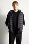Water Repellent Slim Fit Hooded Vest N4652Az21Au - 3