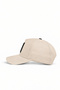 Lion Logo Beige Baseball Premium Cap - 3