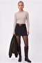 Women's Lux Touch Soft Texture Beige Blouse - 2