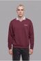 100% Cotton Boxy Fit Striped Polo Collar Printed Waffle Sweatshirt H8778Ax26Au - 2