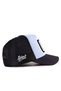 Surf Logo Black-Ice Blue Trucker Hat - 2