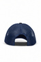 Eagle Logo Cordura White-Navy Blue Trucker Hat - 4