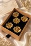 Two-Color Stone Crystal Button (5Pcs) - 3