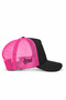 Different Wrong Logo Cordura Black-Pink Trucker Hat - 2
