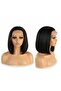 12-Inch 100% Human Hair Bob Wig – Short Glueless HD Lace Frontal Bob Wig - 3