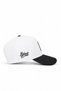 Black-White Baseball Cap with 7 Number Logo - 2