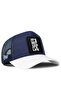 It's Not a Game It's Life Logo Cordura White-Navy Blue Trucker Hat