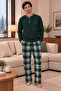 Winter Warm Men's Fleece Pajama Set - 2