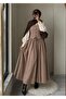 Women's Hijab Double Vest & Skirt Flared Set