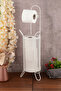 Metal Basket Toilet Paper Holder Stand-White | |   Replacement Roll Holder Standing Toilet Paper Holder Bathroom Wc Organizer Paper Holder Stand Basket Organizer Bathroom Decoration Toilet Tissue Holder - 2
