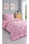 Single Welsoft Quilt Sleeping Set Pink Star |   Fitted Sheet |   Dowry Set |   Dowry Set - 2