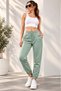 Women's Jogger Sweatpants with Elastic Cuffs, Two-Thread Compact Lycra