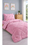 Single Welsoft Quilt Sleeping Set Pink Star |   Fitted Sheet |   Dowry Set |   Dowry Set - 3