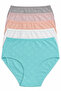 Salmon Women's Panties Large Size 5 Pack Lycra - 2