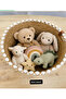 25&25 Wicker Flower Pot, Organizer Basket, Bathroom Basket, Garden Organizer, Toy Basket 25X25 - 3