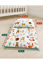 Cotton Park Crib Changing Mat and Baby / Child Pillow Nature Mint Changing Diaper Set - 2