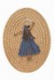 Girl in Dress Knitted Macrame Keychain/Bag Ornament - 2