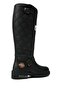 102 15935-Z Genuine Leather Women's Boots Harley Black - 6